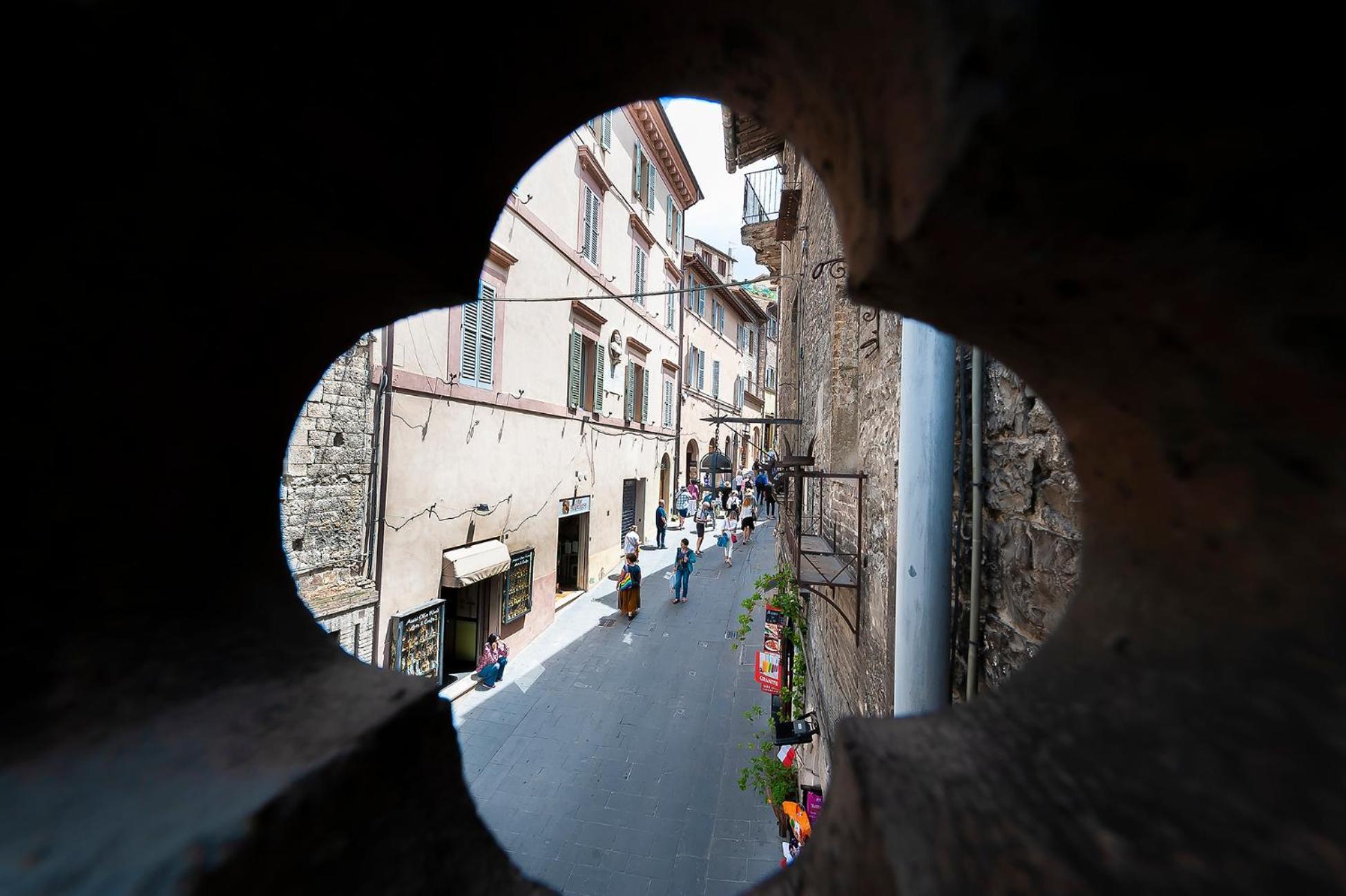 La Loggia Di Portica Residenza Storica Nel Centro Di Assisi Exterior foto