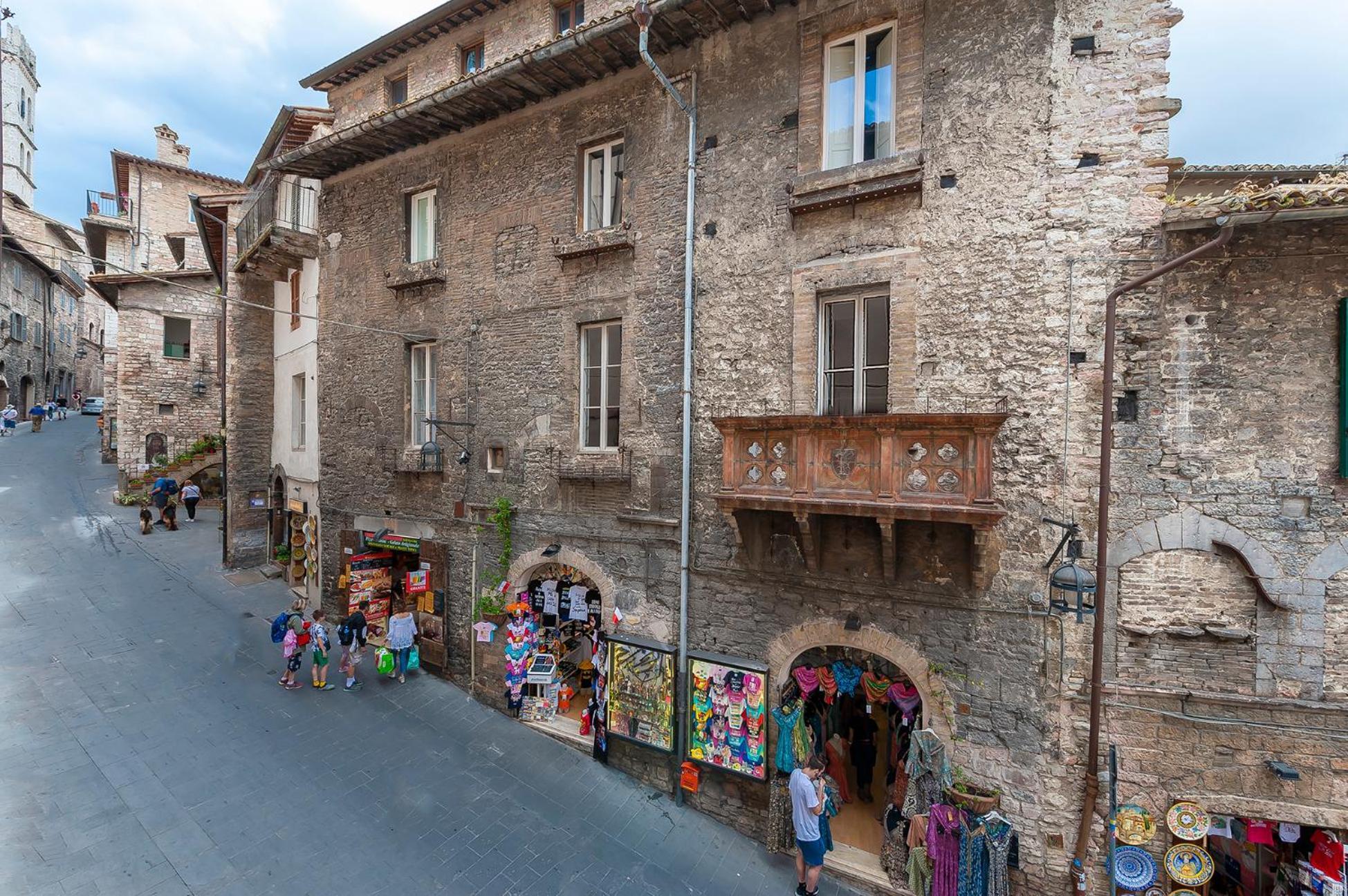 La Loggia Di Portica Residenza Storica Nel Centro Di Assisi Exterior foto